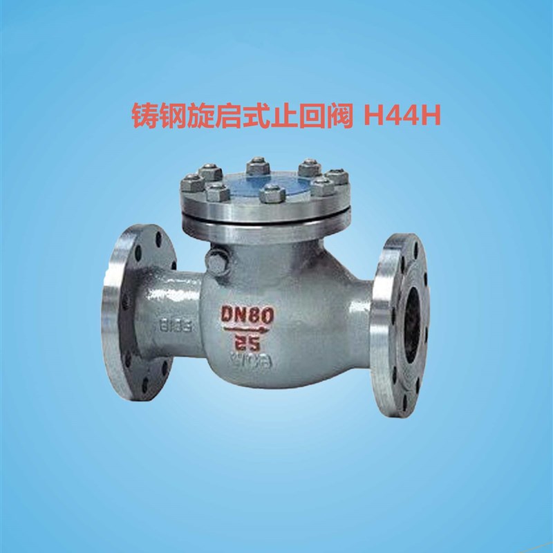 逆止阀铸钢旋启式止回阀H44H-16C DN50 65 80 100 125 150 200