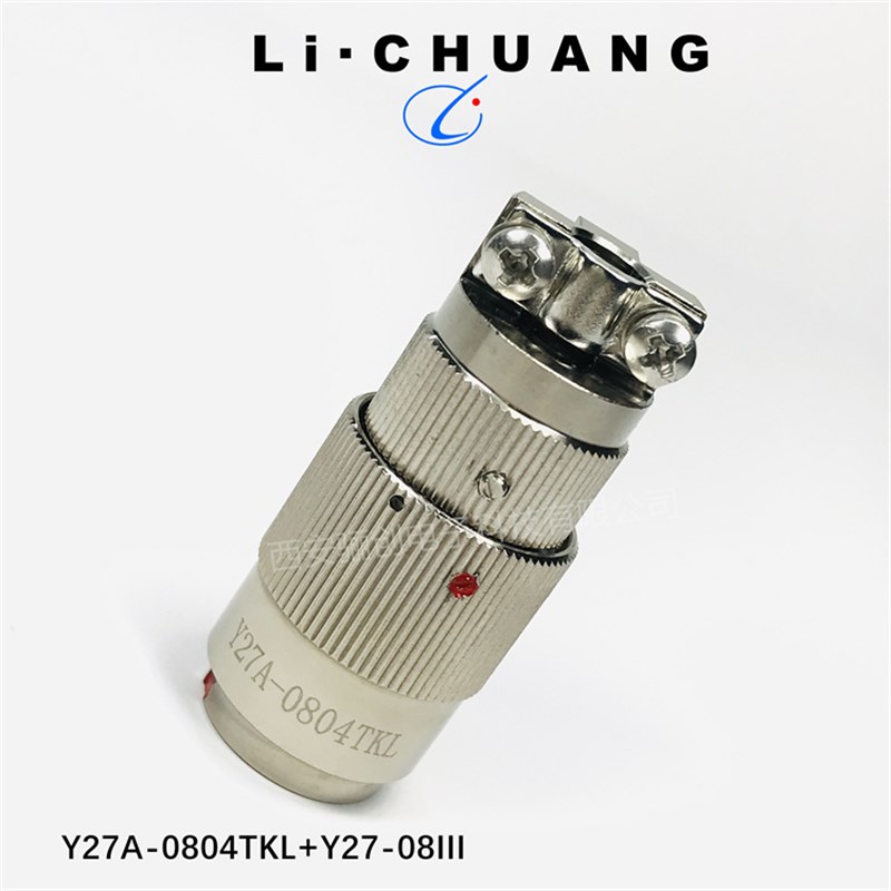 Y27A-0804TKL插头Y27A-0804ZJBM插座Y27A-08III圆形连接器4芯