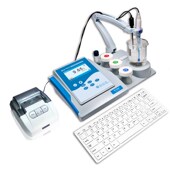 PH9500台式 pH计 上海三信 LabSen211 MP500温度电极pH4 键盘