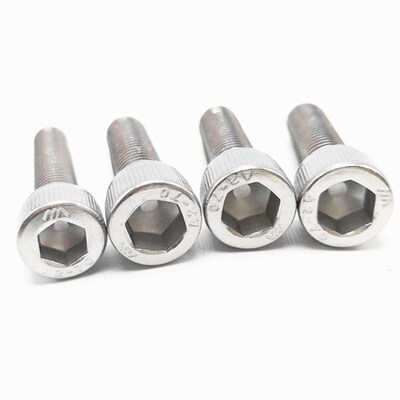 14mm 304不锈钢圆柱头内六角滚花螺丝螺栓 M14x25-30-40-60-80-95