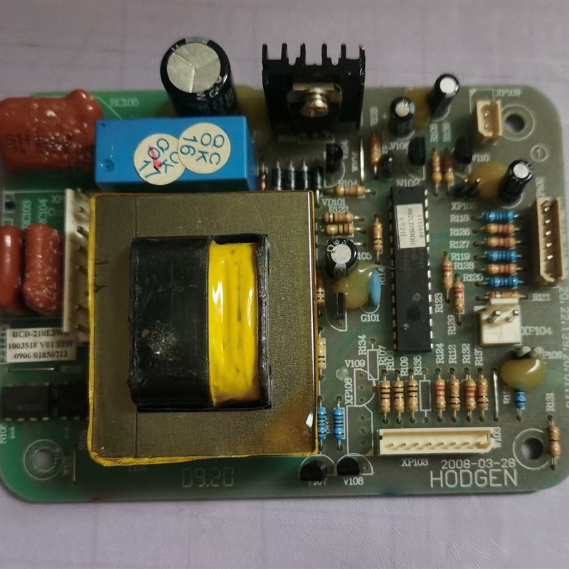 惠而浦冰箱电脑板BCD-210E3WB/E3S1B电源板1003518显示板100