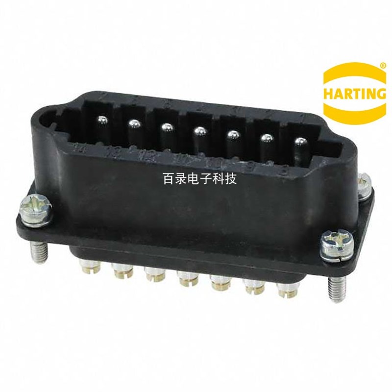 HARTING低压连接器 09700142614 哈丁航空插头STAF 14 STI-S 14针