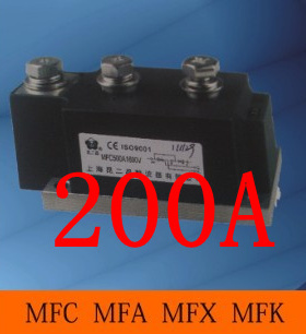 晶闸管/整流管混合模块MFC200A半桥可控硅模块 MFA MFXMFK