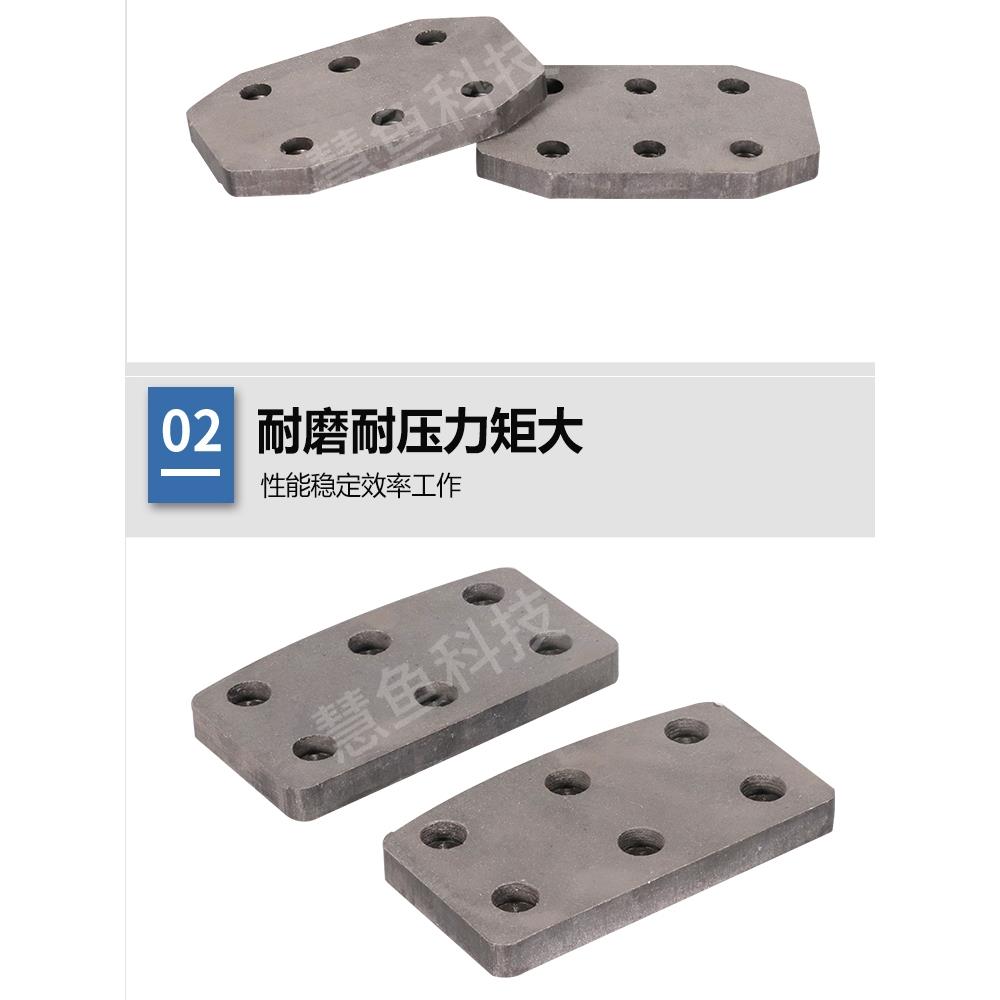 QDG-205气刹空压碟式制动器摩擦片刹车块来令片磨片碟刹车刹车皮