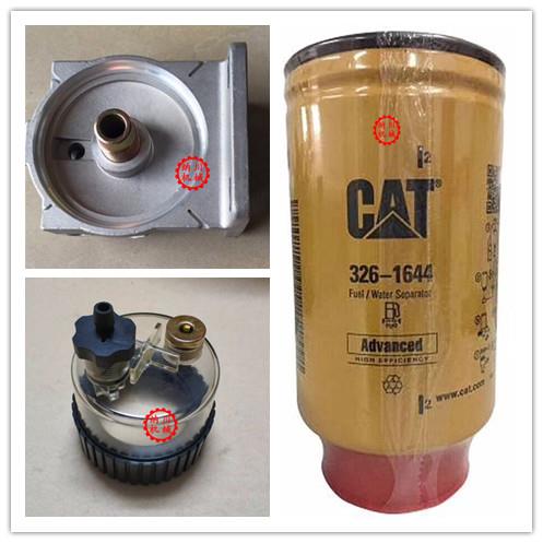 卡特312 320BCD 323 325 329D油水分离器总成 滤杯 传感器挖掘机