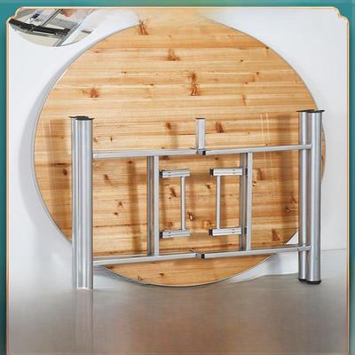 加厚实木圆桌家用圆形餐桌可变折叠与转盘10人15人餐厅酒店大圆桌