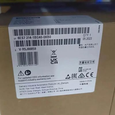 西门子PLC S7-1200CPU 1214C AC/DC/RLY继电器6ES7214-1BG40-0XB0