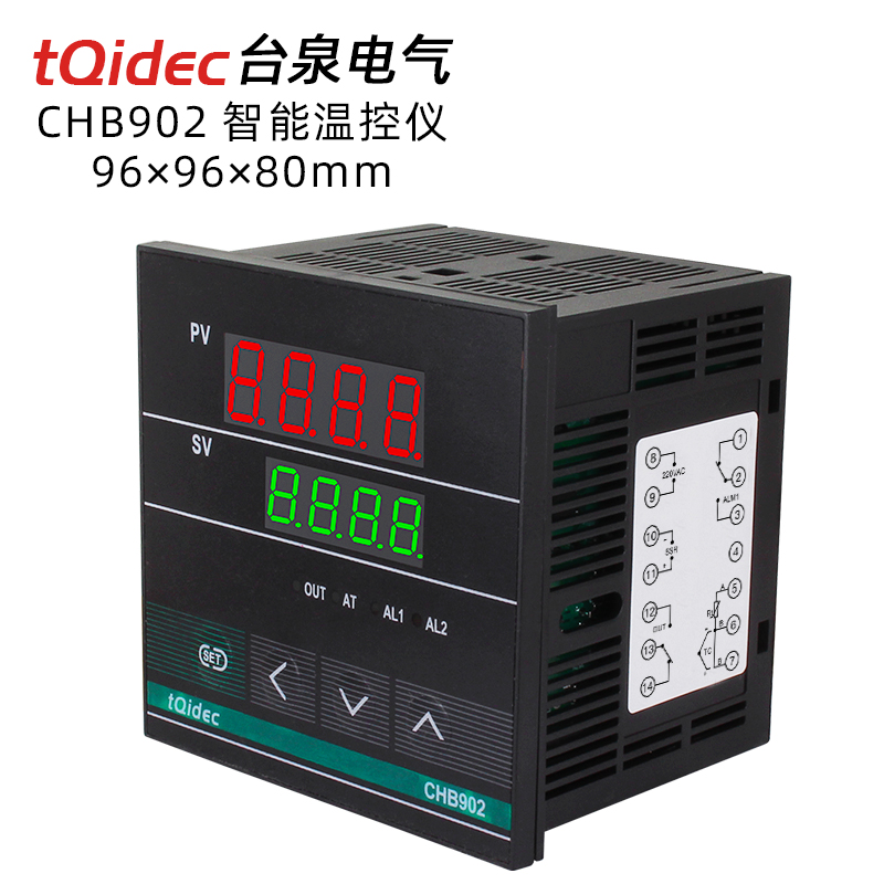 台泉电气tqidec数显温度表CHB902多输入数字显示智能PID调节器