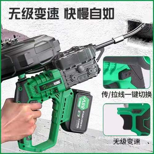 锐霸线机锂电穿线器全动电工自钢丝穿穿器电动拉线穿ZUG管线