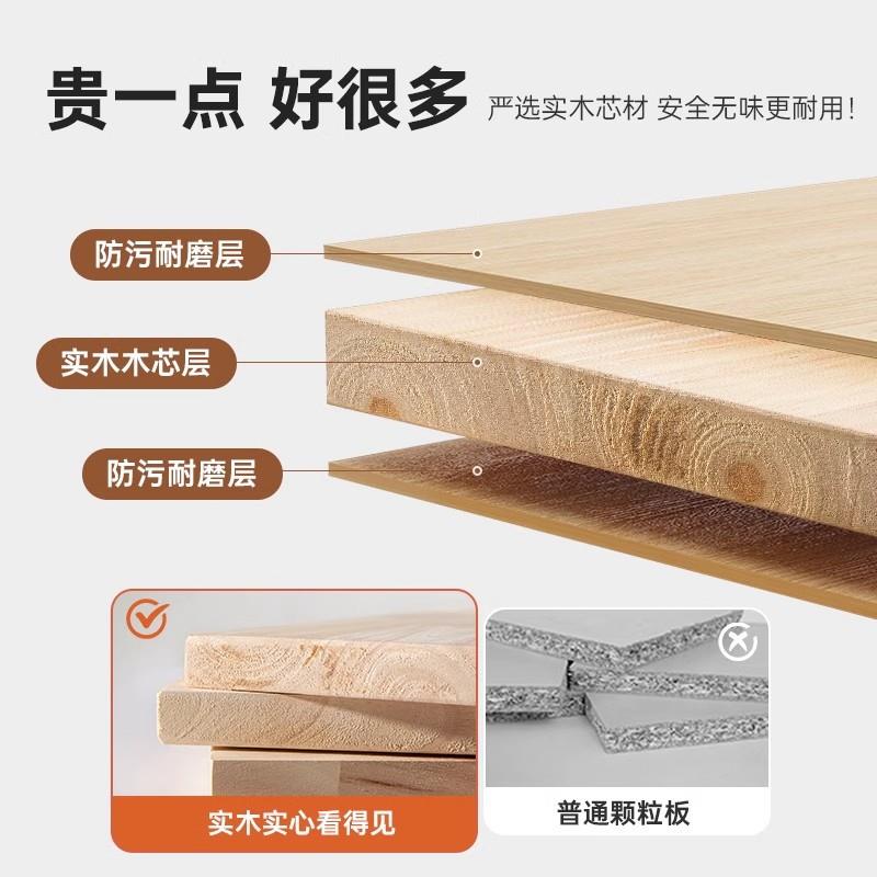 转角电脑桌角台式用双人实木生态板书桌书拐桌学校家DNZ01762学生