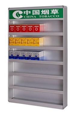 挂墙HEC式烟架摆放灯展示架架 超带市便利店烟柜卖烟专子