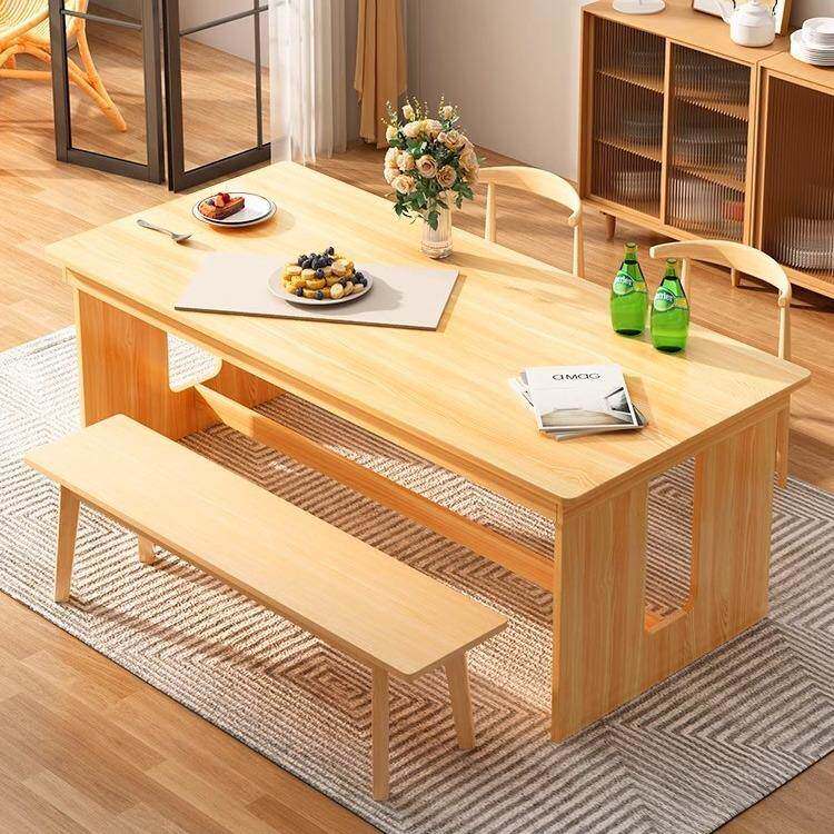 餐桌家用小户餐型奢现代简约洽吃饭桌子饮桌椅组合谈轻桌DJV阳台