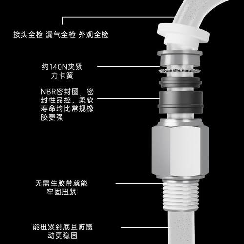 BWM快pc1-04直通速接头气动元6件宝塔头不锈管钢配件拧插自 锁节