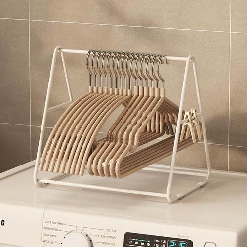 铁艺阳台衣架收纳架桌面放置服架挂架可动移CZV台式面衣晾衣架整