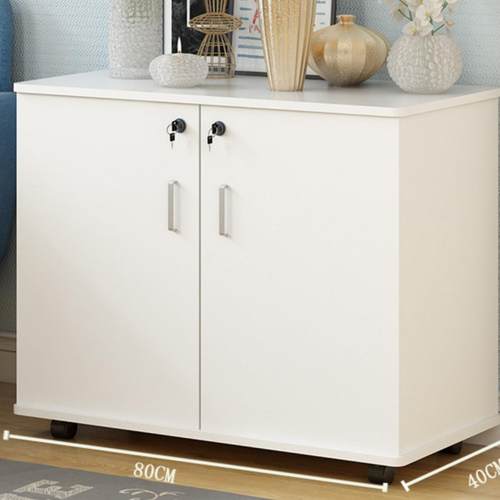 办公无品牌/室文件带锁双开门储柜收纳柜桌物边放置打印柜机料矮