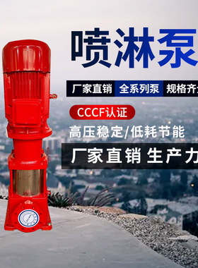 热销XBD消防水泵 高扬程立式多级消防泵 3CF消火栓泵高扬程喷淋泵