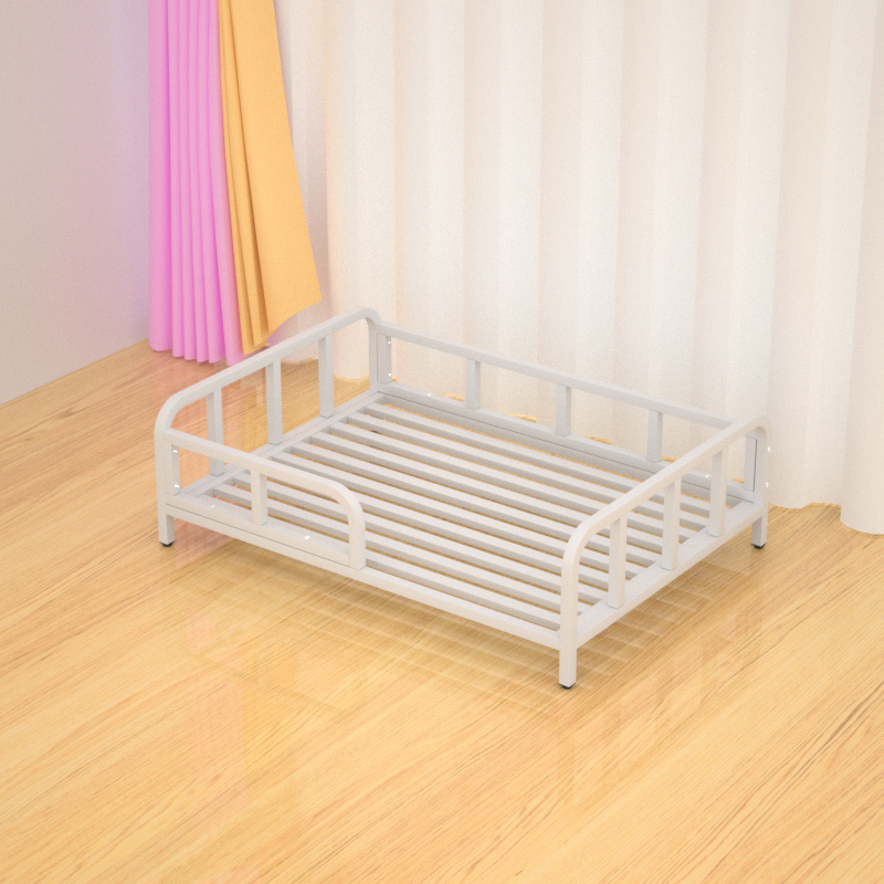 狗床离地防咬狗窝中小型犬铁艺宠物床猫床躺椅行军床猫窝四季通用