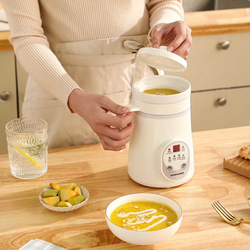 养生杯电炖杯煮粥神器电热杯电炖煮杯陶瓷小型便携式一人食办公室