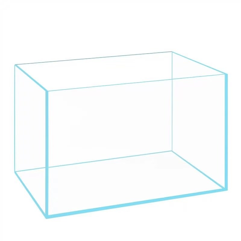 金晶五线超白玻璃鱼缸家用客厅小型长方形溪流水草乌龟缸