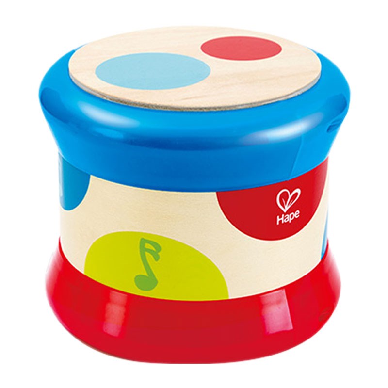 Hape儿童滚滚乐电子音乐拍拍鼓重力感应婴幼儿益智玩具宝宝手拍鼓