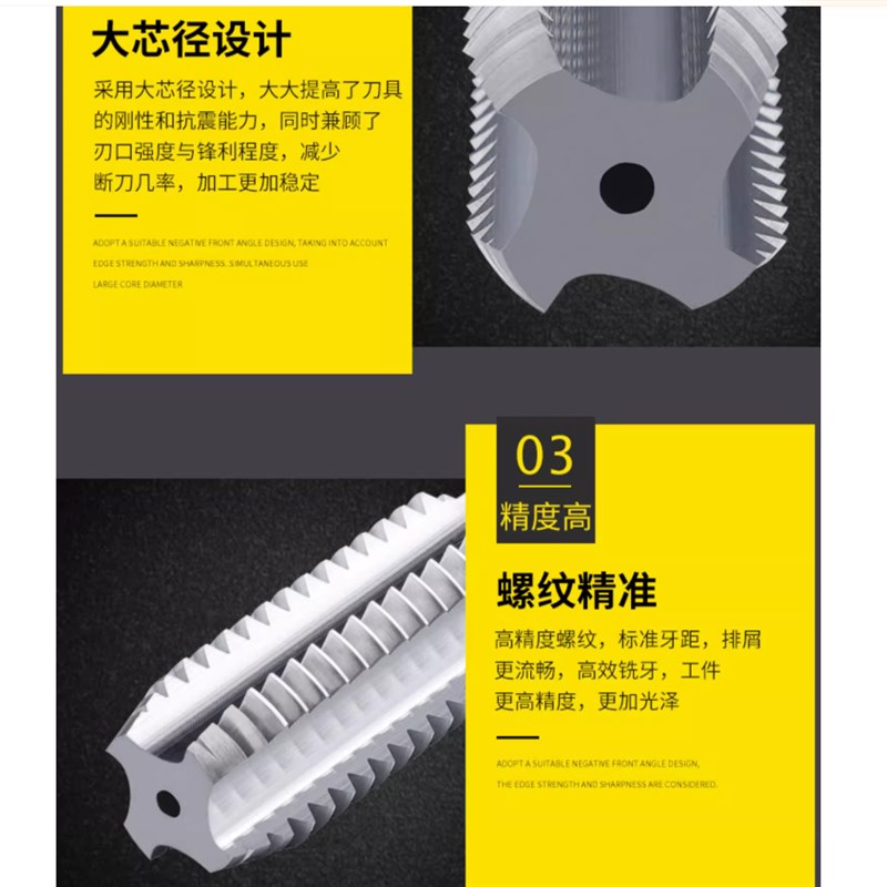 整体合金丝攻钨钢细牙丝锥机用M4X0.5M6X0.75M8XL1M10X1M12X1.5M1