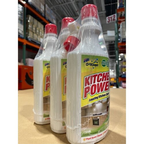 OzKleen厨房清洁剂750ml*3瓶强力去重油污开市客山姆代购澳洲进口