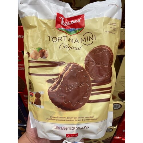 莱家托提纳迷你榛子味甄选饼干378g进口零食开市客 山姆代购