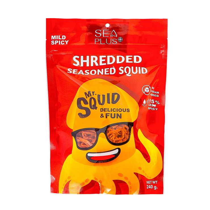 鱿鱼先生 微辣鱿鱼丝240g 开市客代购 进口休闲零食 包邮