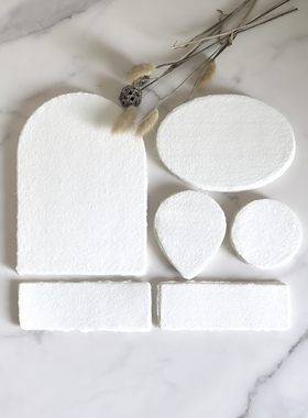 白色毛边水彩纸 古法手工纸 手工水彩本 随身水彩本定制 墨染朝夕