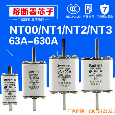 NT00 NT1 NT2 NT3 刀型触头熔断器 陶瓷熔断丝RT16-3 RT36-1 -2
