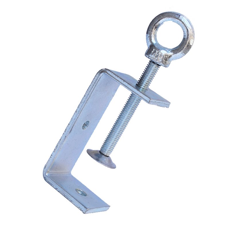 镀锌铁吊环老虎卡螺丝钢梁夹方管夹子吊圈支架C型夹固定器定型夹