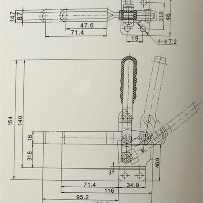 垂直式快速夹具 工装压紧器 夹柑锁夹 GH-12130/12132 快速夹