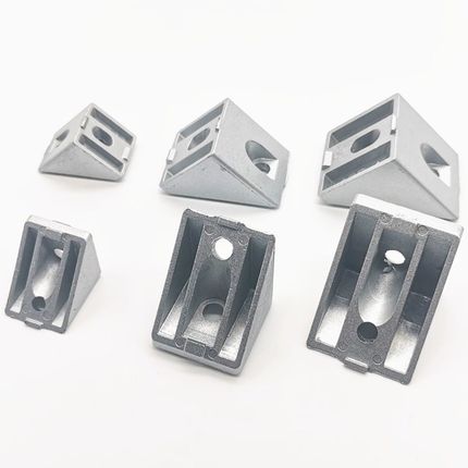 45度斜边角件 3030/4040/4545斜角角码 45°连接器连接件三角件