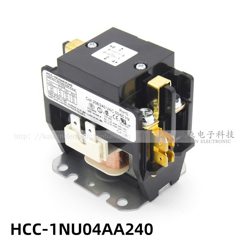 HCC-1NU04AA240 替代 CJX9B-25S/00格力空调双极并一极交流接触器