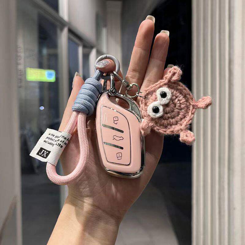 专用上汽荣威M7钥匙套女士DMH舒享版悦享版臻享版遥控保护壳扣包