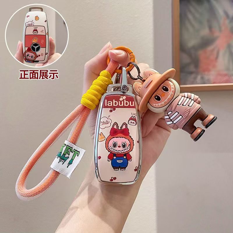 奔驰GLE AMG2025款汽车钥匙套女士专用53 4MATIC+遥控保护壳扣包