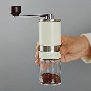 手摇咖啡磨豆机咖啡豆研磨器具家用小型不锈钢手动磨粉机水洗便携