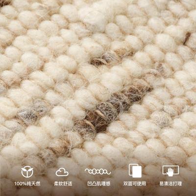 LiandWu里屋 德国进口PAULIG纯手工羊毛无胶地毯客厅卧室床边法式