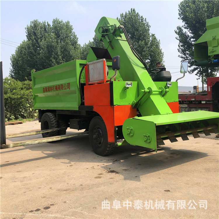 四轮自卸式牛粪水铲除车大型养殖场粪便清理车农户养牛用铲粪设备