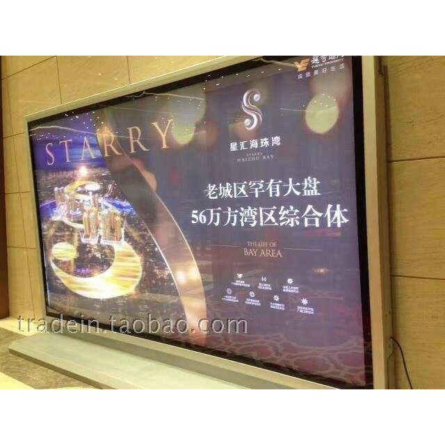 led滚动灯箱自动换画滚轴系统单双面落地立式户外广告牌