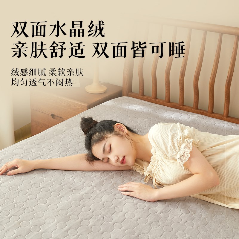 2023新款电褥子单人双人双区控温可水洗调温安全家用宿舍电热毯