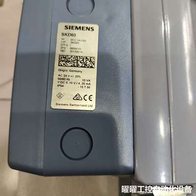 工程剩余全新原装正品西门子SKD60一台，实物照片，配包装盒