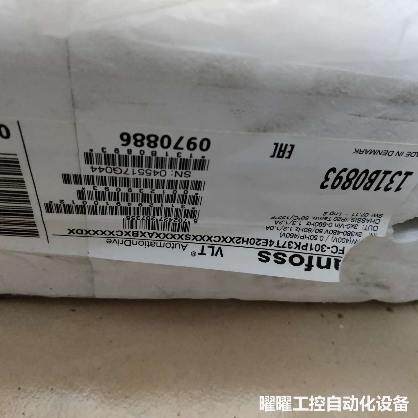 全新丹弗斯变频器FC-301PK37T4E20H2XXCXX