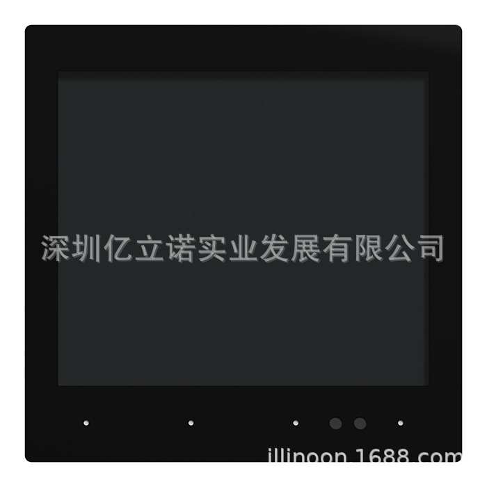 C2E621201_MB_C1境悦系列黑色智能温控器温控面板KNX照明控制开关