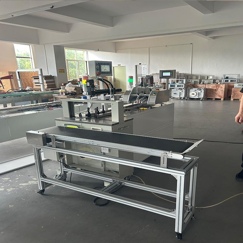 全自动pe结束带机竹制品长纸管打捆机塑料管打包机