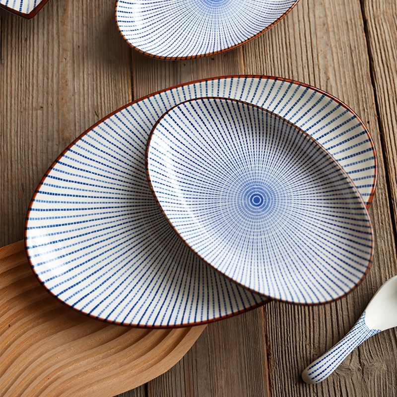 清仓米饭碗面碗汤碗餐盘酱料碟日式餐具汤盘日式和风年轮陶瓷餐具