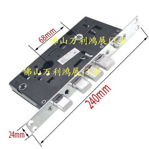304不锈钢门防盗门锁体 无天地钩锁具 木门锁 执手锁舌 通用锁体
