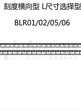 怡合型 标尺 刻度横向型 L尺寸选择型 BLR01/02/05/06/31/32/35