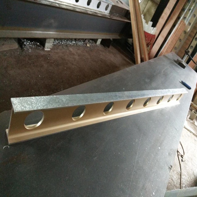 镁铝合金轻型工字平尺铝镁合金检验/测量平尺直尺 2500*100*40mm