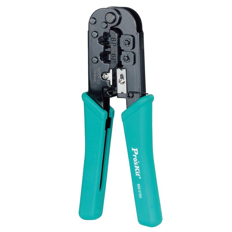 台湾宝工 808-376H 进口6P/8P网络压接钳 双口电脑水晶头网线钳